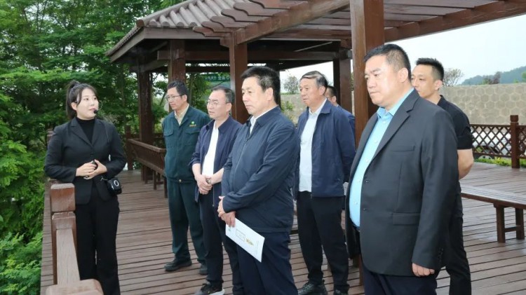 省生態(tài)環(huán)境廳副廳長劉文璽蒞臨金徽股份調研